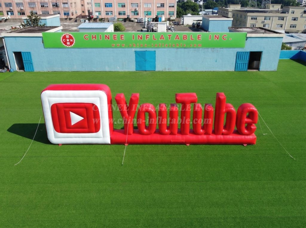 S4-2143 YouTube Inflatable Advertising Sign