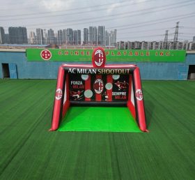 T11-7000 AC Milan Theme Inflatable Football Shoot Out Game