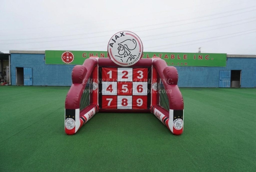 T11-7008 Ajax Amsterdam Theme Inflatable Football Shoot Out Game