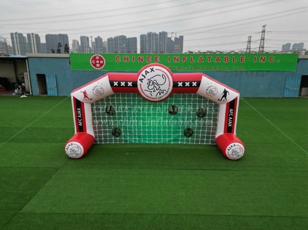 T11-7010 Ajax Amsterdam Theme Inflatable Football Shoot Out Game