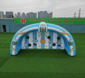 T11-7021 Argentina National Team Theme Inflatable Football Shoot Out Game