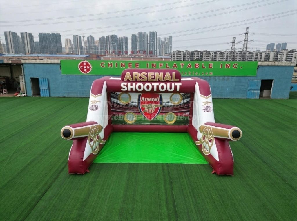 T11-7025 Arsenal Theme Inflatable Football Shoot Out Game