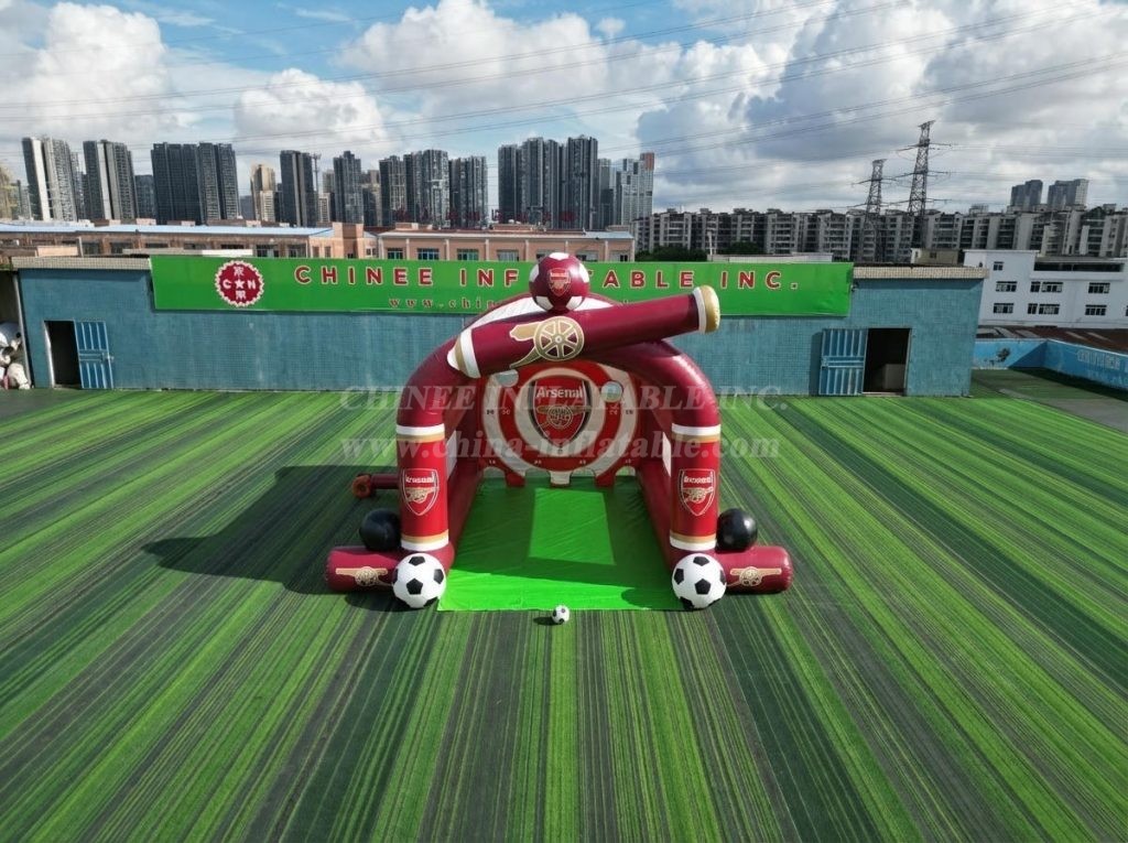 T11-7033 Arsenal Theme Inflatable Football Shoot Out Game