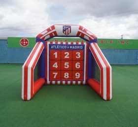 T11-7035 Atletico Madrid Theme Inflatable Football Shoot Out Game
