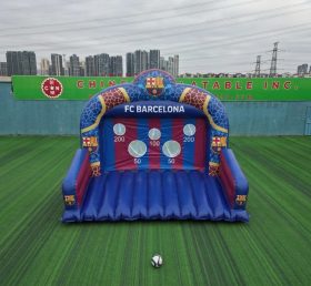 T11-7052 Barcelona Theme Inflatable Football Shoot Out Game