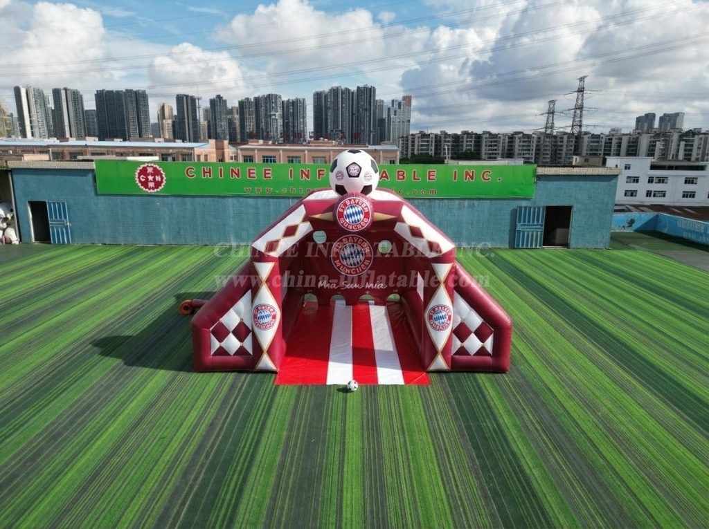 T11-7061 Bayern Munich Theme Inflatable Football Shoot Out Game