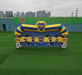 T11-7071 Boca Juniors Theme Inflatable Football Shoot Out Game
