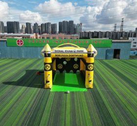 T11-7078 Borussia Dortmund Theme Inflatable Football Shoot Out Game