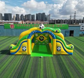 T11-7096 Brazil National Team Theme Inflatable Football Shoot Out Game