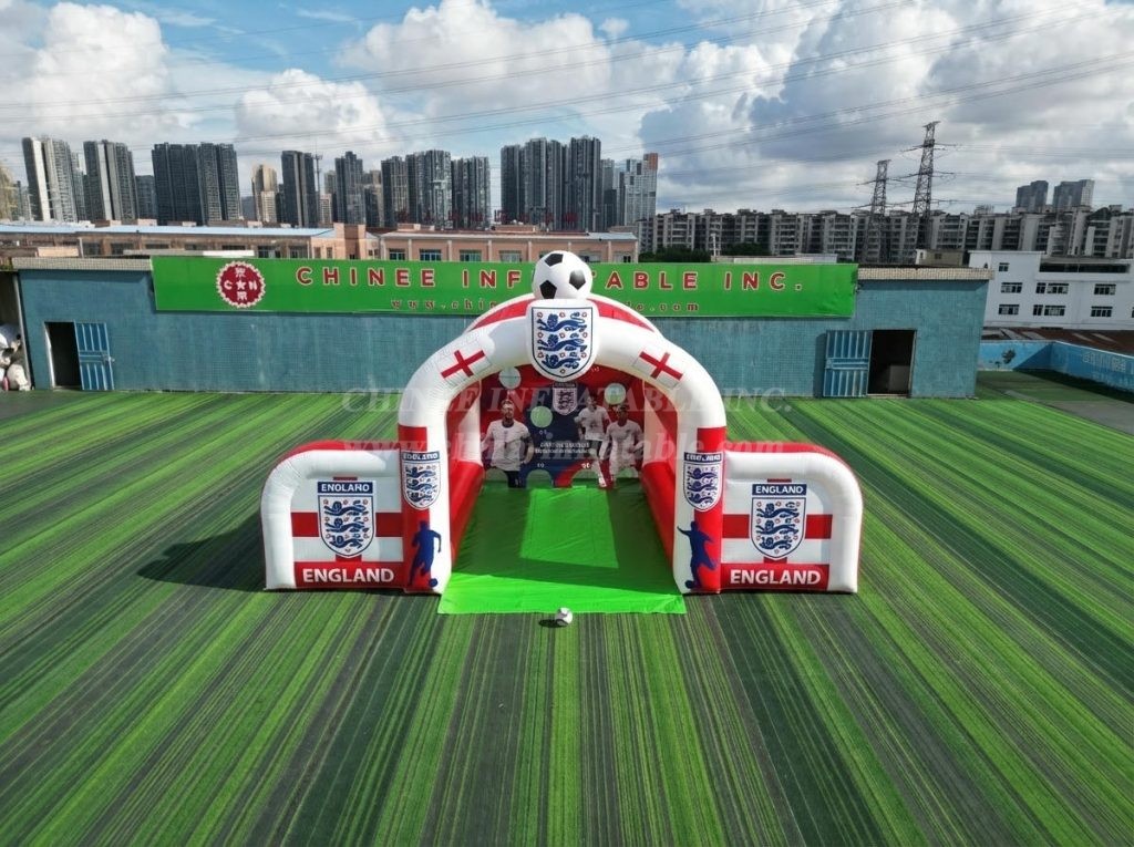 T11-7127 England National Team Theme Inflatable Football Shoot Out Game