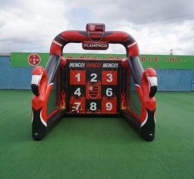 T11-7131 Flamengo Theme Inflatable Football Shoot Out Game