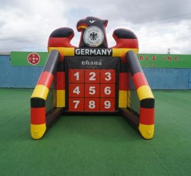 T11-7154 Germany National Team Theme Inflatable Football Shoot Out Game