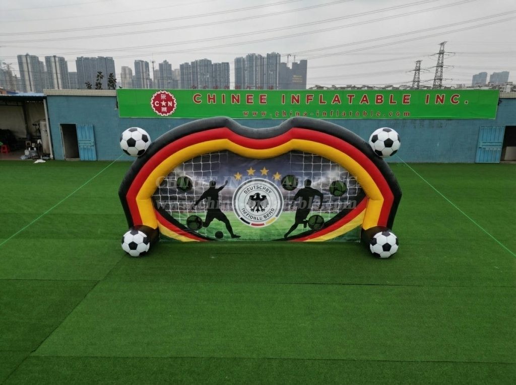 T11-7157 Germany National Team Theme Inflatable Football Shoot Out Game