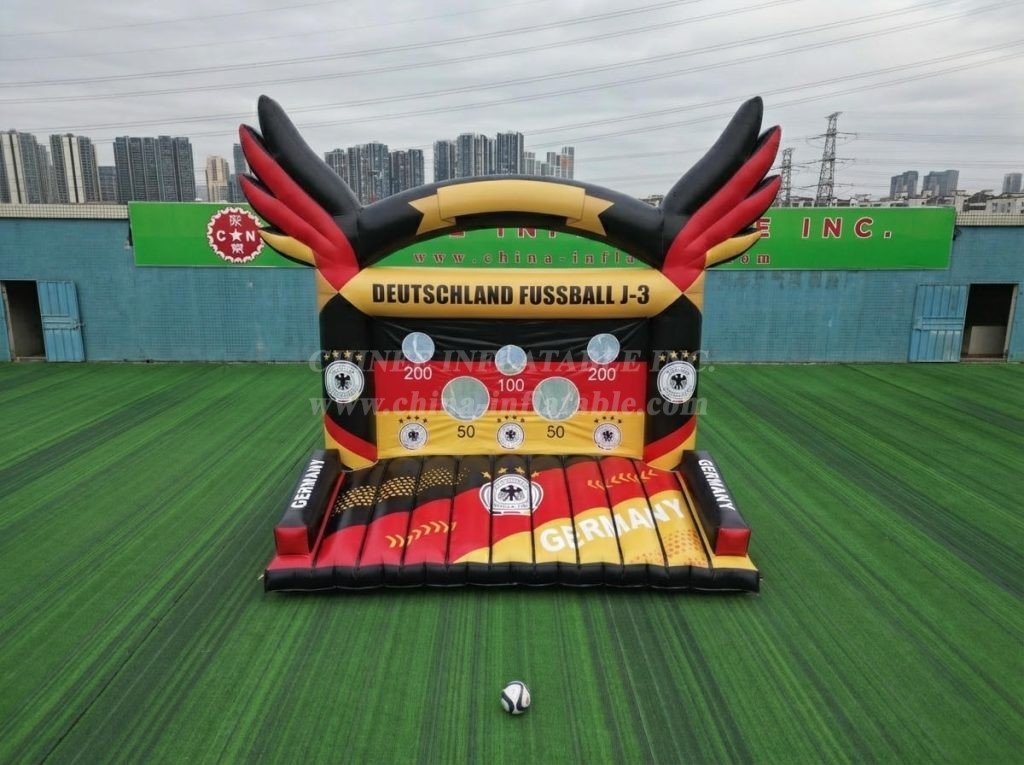 T11-7162 Germany National Team Theme Inflatable Football Shoot Out Game