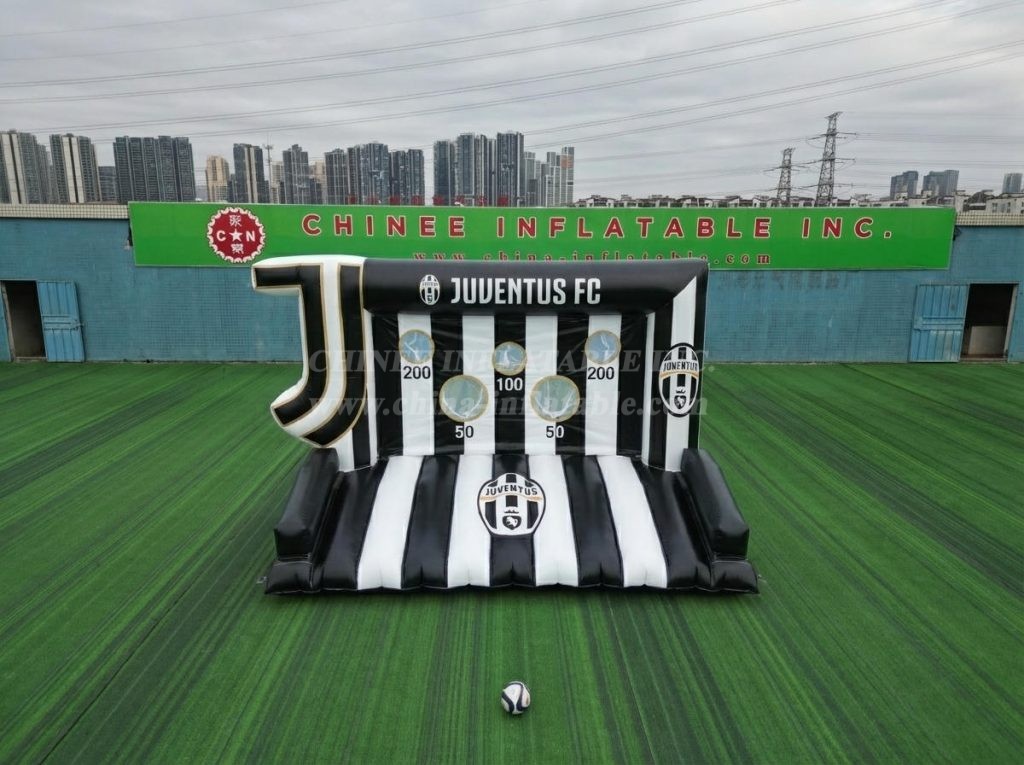 T11-7183 Juventus Theme Inflatable Football Shoot Out Game