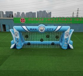 T11-7196 Manchester City Theme Inflatable Football Shoot Out Game
