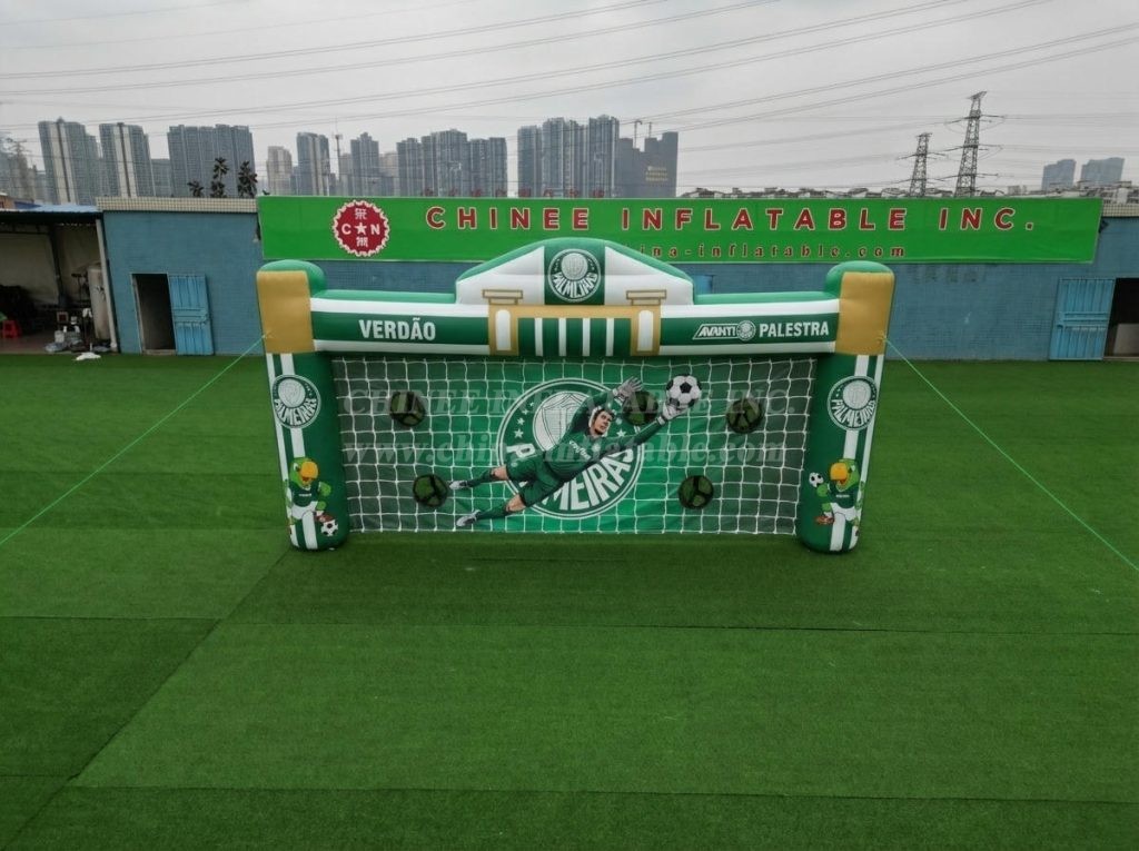 T11-7209 Palmeiras Theme Inflatable Football Shoot Out Game