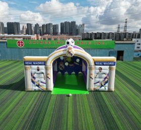 T11-7239 Real Madrid Theme Inflatable Football Shoot Out Game
