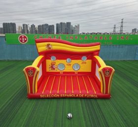 T11-7268 Spain National Team Theme Inflatable Football Shoot Out Game
