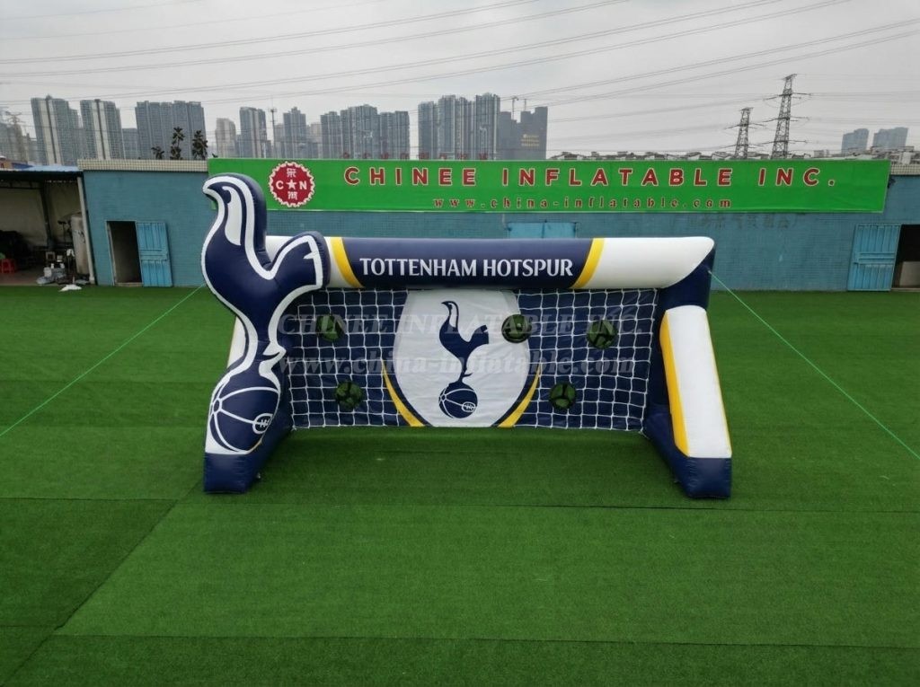 T11-7275 Tottenham Hotspur Theme Inflatable Football Shoot Out Game