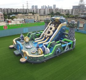 T6-6826 Cryptocurrency Theme Inflatable Playground