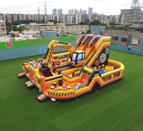 T6-6829 Excavator Theme Inflatable Playground