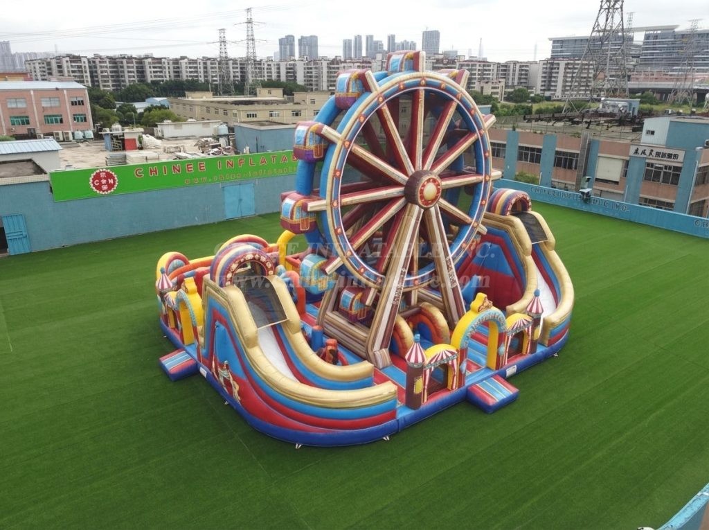 T6-6832 Ferris Wheel Theme Inflatable Playground