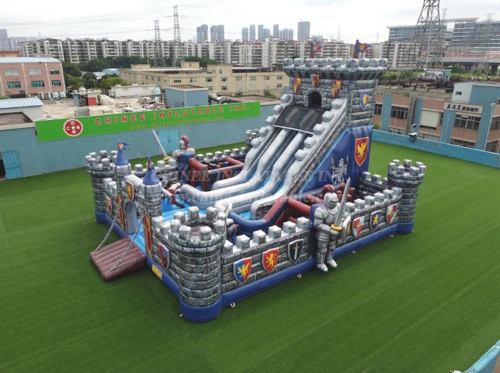 T6-6849 Knight Theme Inflatable Playground