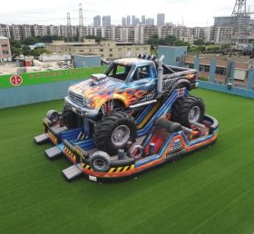 T6-6855 Monster Trucks Theme Inflatable Playground