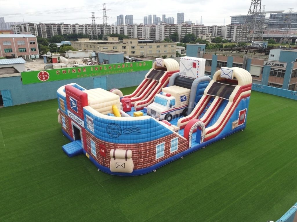 T6-6862 Post Office Theme Inflatable Playground