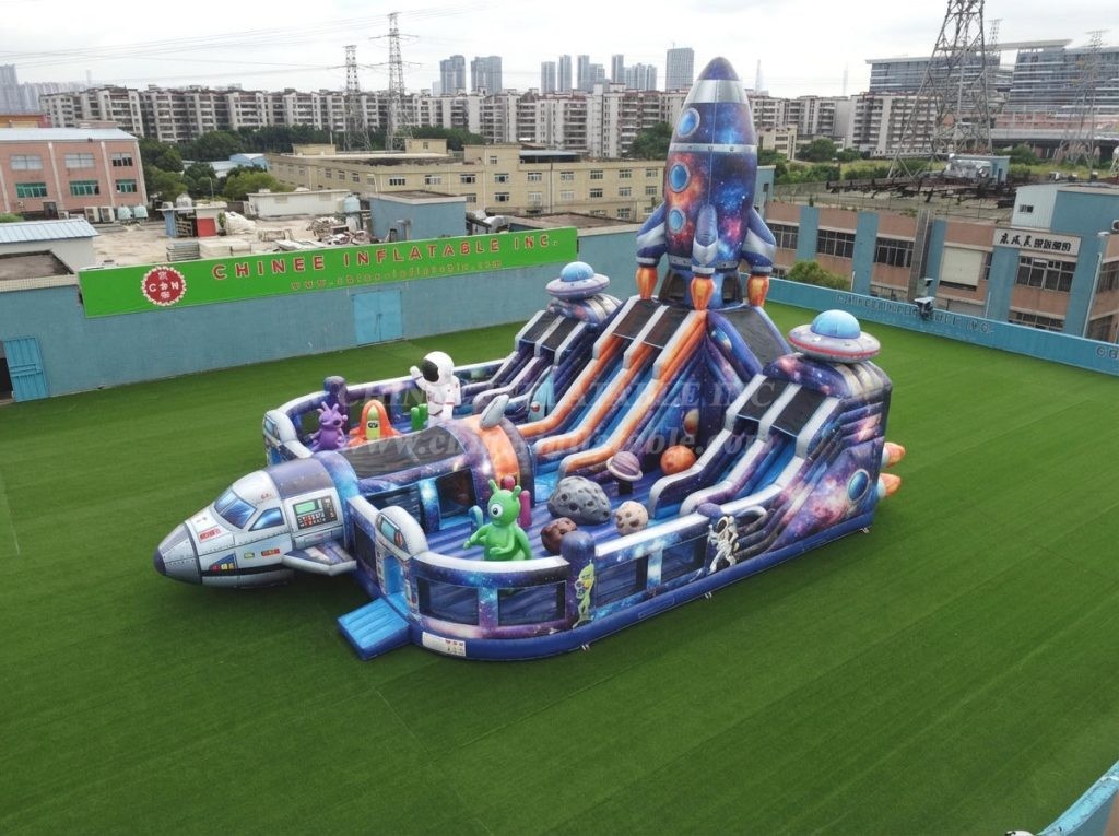 T6-6870 Space Theme Inflatable Playground