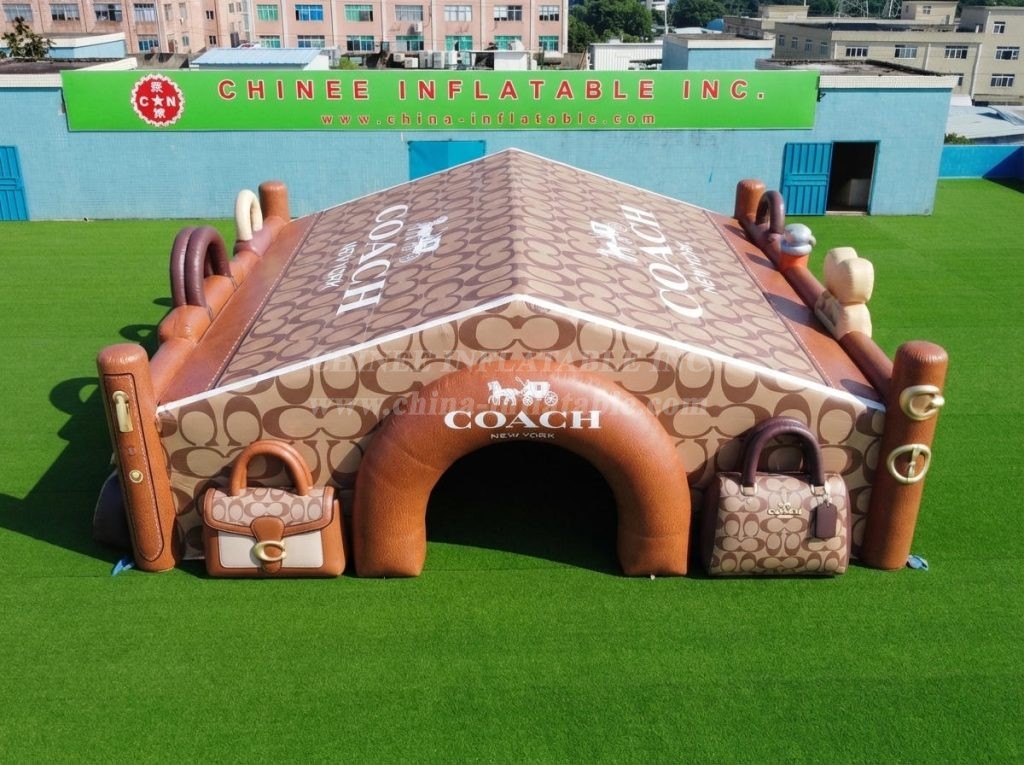Tent1-7158 Coach Advertising Inflatable Cube Tent