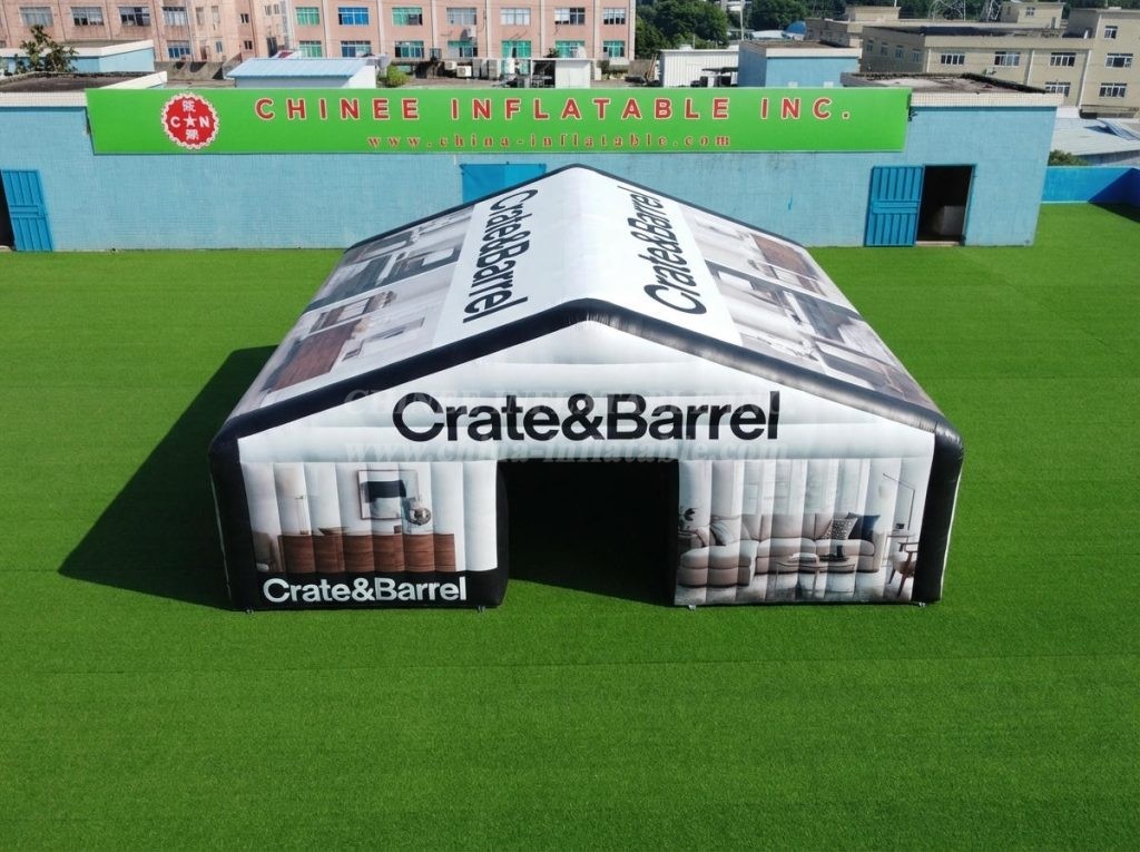 Tent1-7159 Crate & Barrel Advertising Inflatable Cube Tent