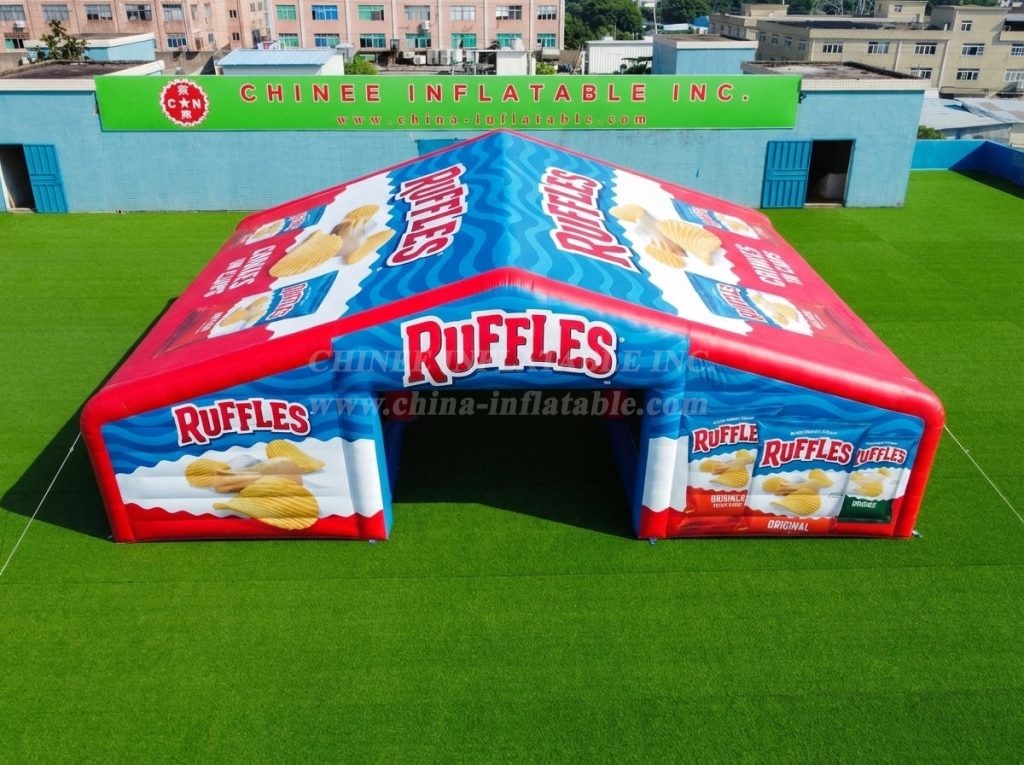 Tent1-7191 Ruffles Advertising Inflatable Cube Tent