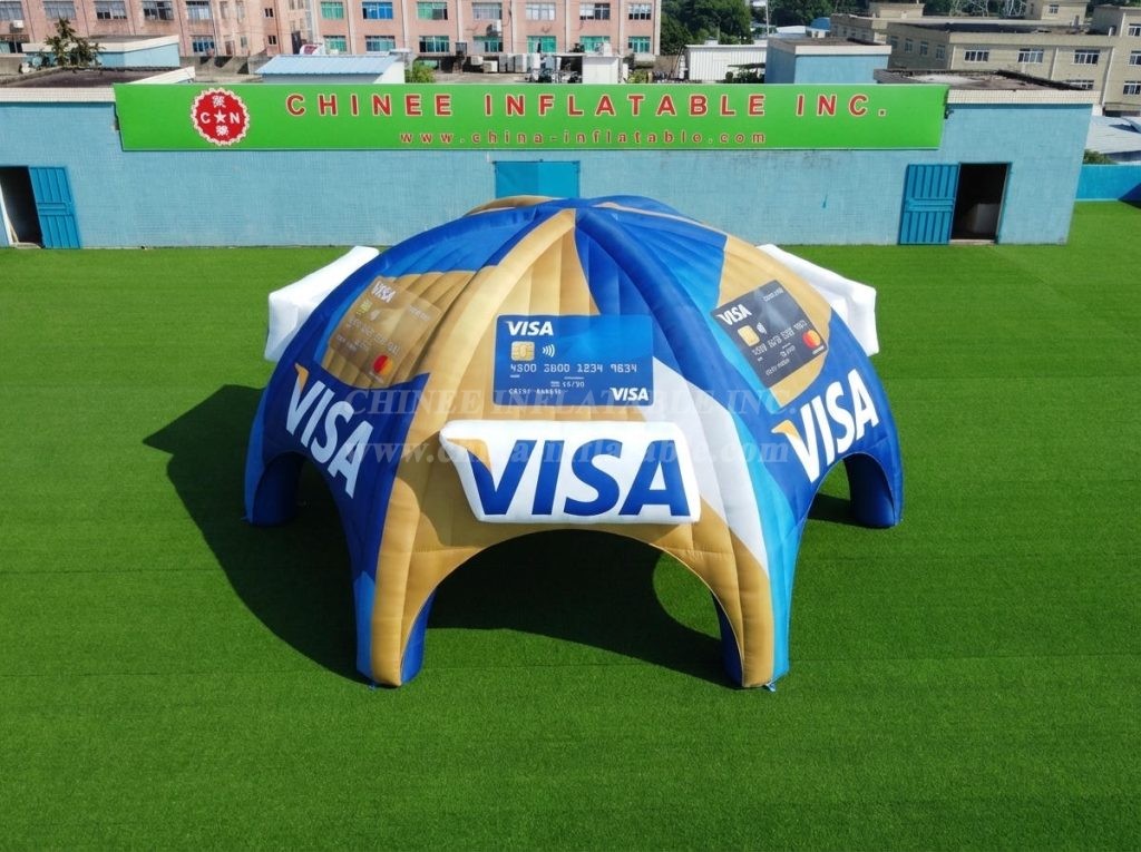 Tent1-7360 Visa Advertising Inflatable Spider Tent