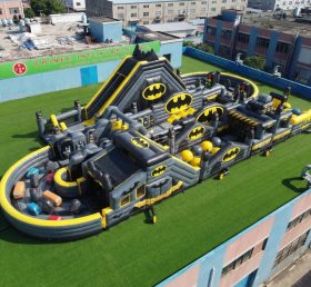 CR2-489 Batman Theme Ginat Inflatable Obstacle Courses Challenging Run