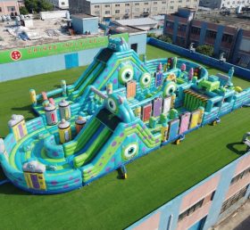 CR2-507 Monsters Inc Theme Ginat Inflatable Obstacle Courses Challenging Run