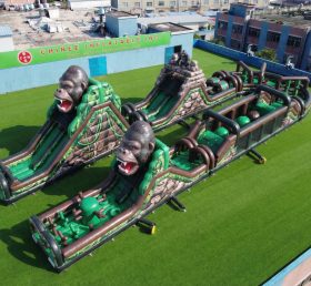 CR2-563 King Kong Theme Giant Inflatable Obstacle Courses Challenging Run