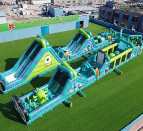 CR2-573 Monsters Inc Theme Giant Inflatable Obstacle Courses Challenging Run