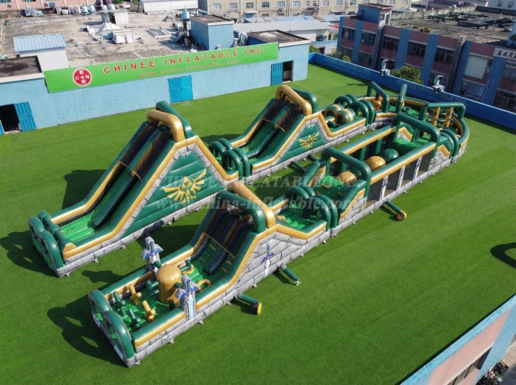 CR2-602 The Legend Of Zelda Theme Giant Inflatable Obstacle Courses Challenging Run