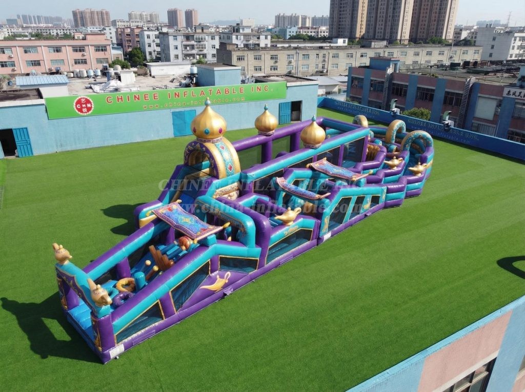 CR2-618 Aladdin Theme Giant Obstacle Course Challenging Run
