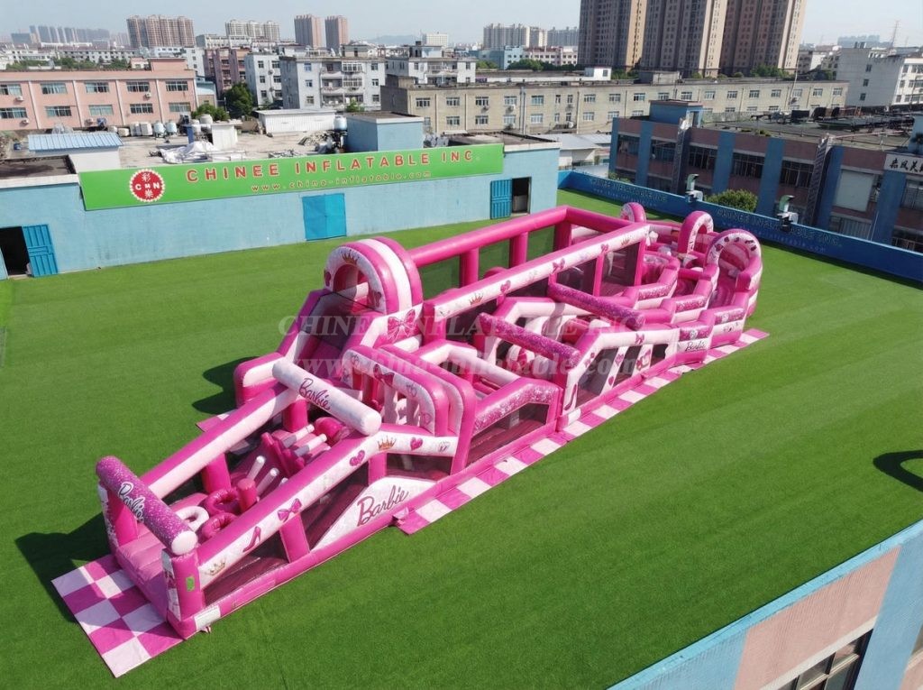 CR2-621 Barbie Theme Giant Obstacle Course Challenging Run