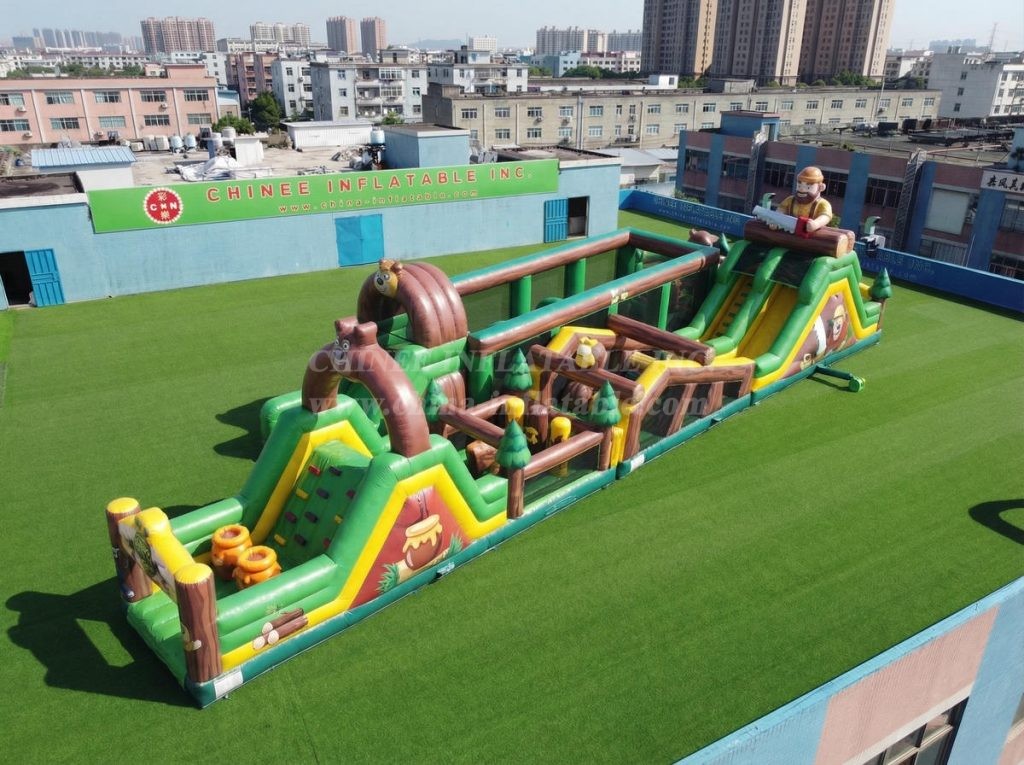 CR2-628 Boonie Bears Theme Giant Obstacle Course Challenging Run