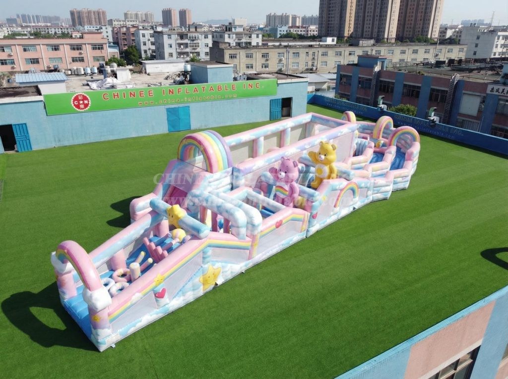 CR2-629 Care Bears Theme Giant Obstacle Course Challenging Run