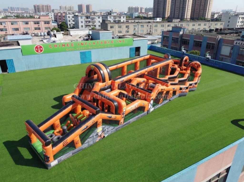 CR2-658 Naruto Theme Giant Obstacle Course Challenging Run