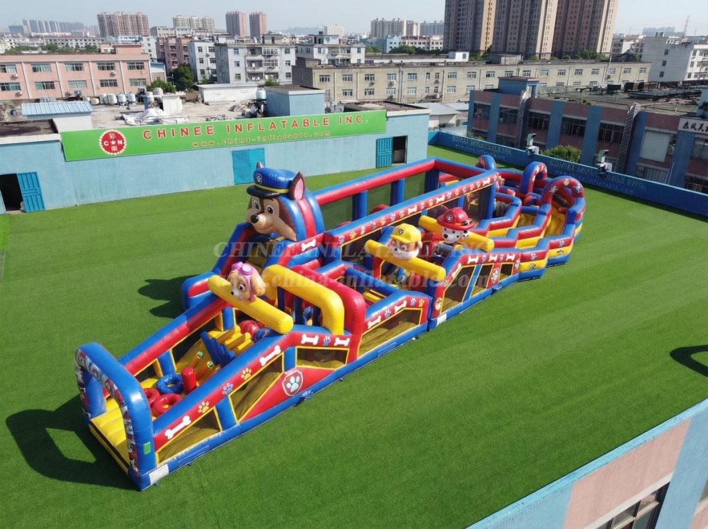 CR2-662 Paw Patrol Theme Giant Obstacle Course Challenging Run