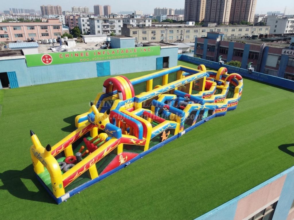 CR2-666 Pokemon Theme Giant Obstacle Course Challenging Run