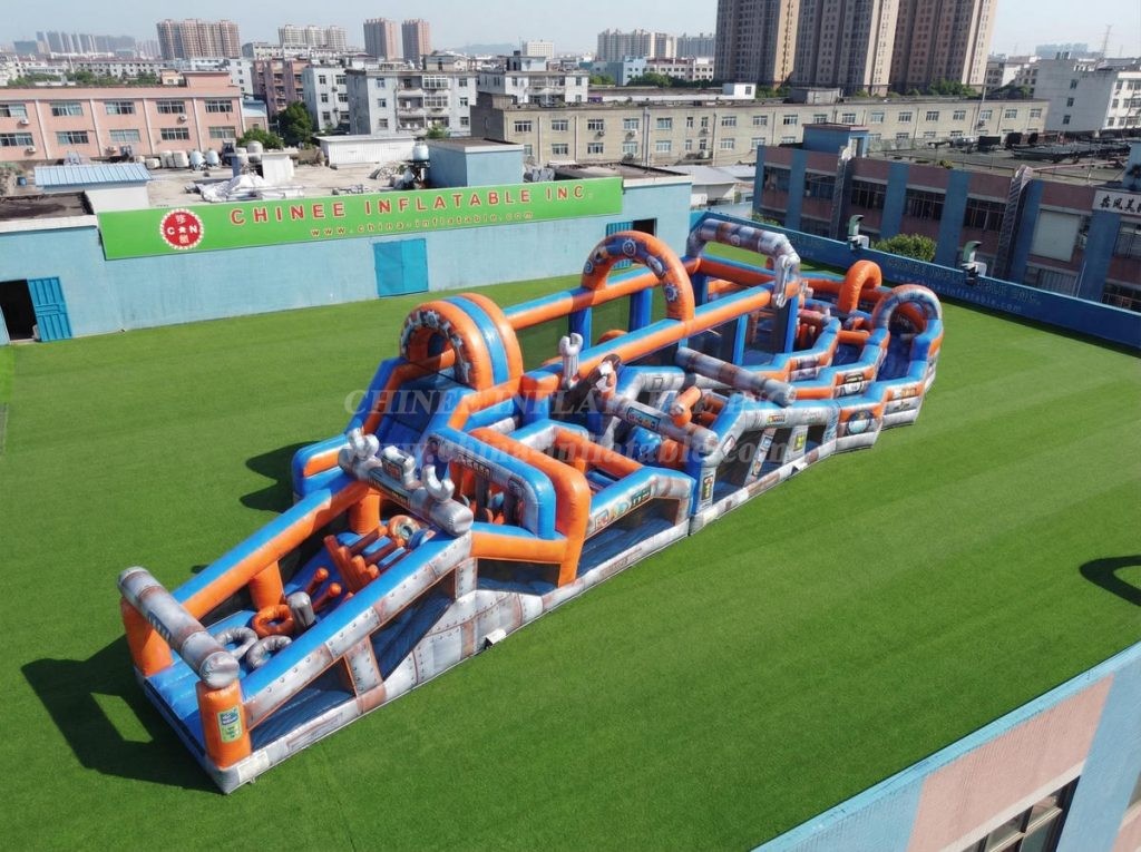 CR2-671 Rusty Rivets Theme Giant Obstacle Course Challenging Run