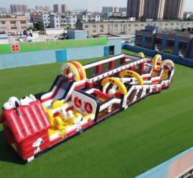 CR2-677 Snoopy Theme Giant Obstacle Course Challenging Run