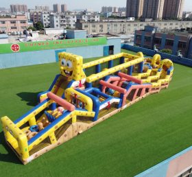 CR2-681 SpongeBob Theme Giant Obstacle Course Challenging Run
